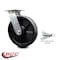 Service Caster 8 Inch Glass Filled Nylon Swivel Caster with Roller Bearing and Swivel Lock SCC SCC-30CS820-GFNR-BSL - alternate 5